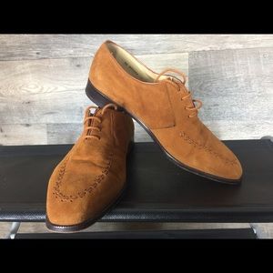 Giorgio Brutini swede mens dress shoes size 10